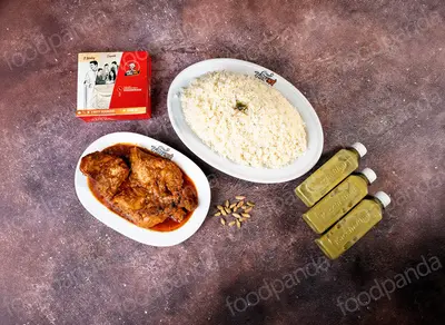 Plain Polao with Chicken Roast - 1:3