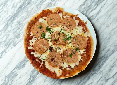 Spicy Chicken Pepperoni Pizza