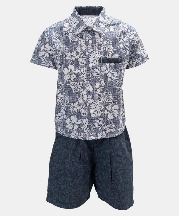 Printed Cotton Shirt Pant Set