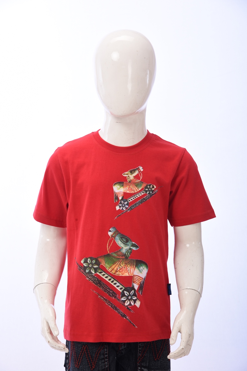 Cotton Printed T-Shirt for Junior Boys