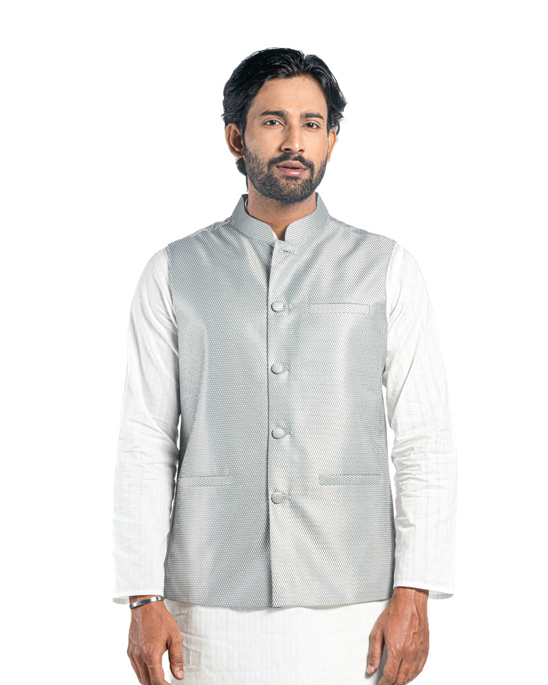 Silver Cotton Coaty