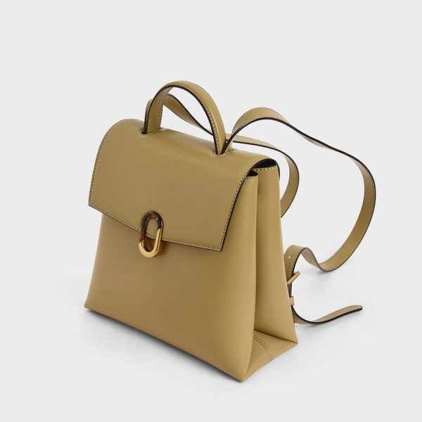 Charles And Keith Stone-Embellished Backpack