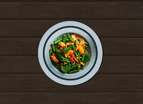 Chicken & Long Bean In Red Chili Paste