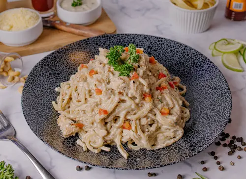 Creamy Chicken Spaghetti