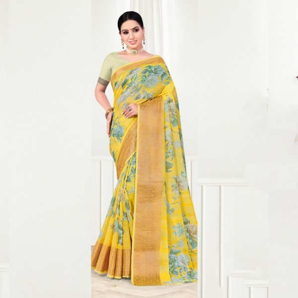 Fancy Crepe Silk Saree