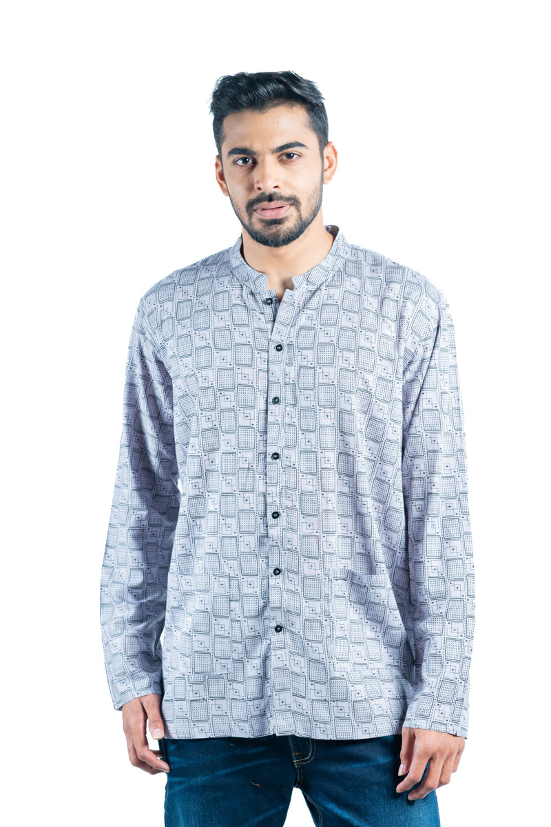Ash Cotton Printed Fatua