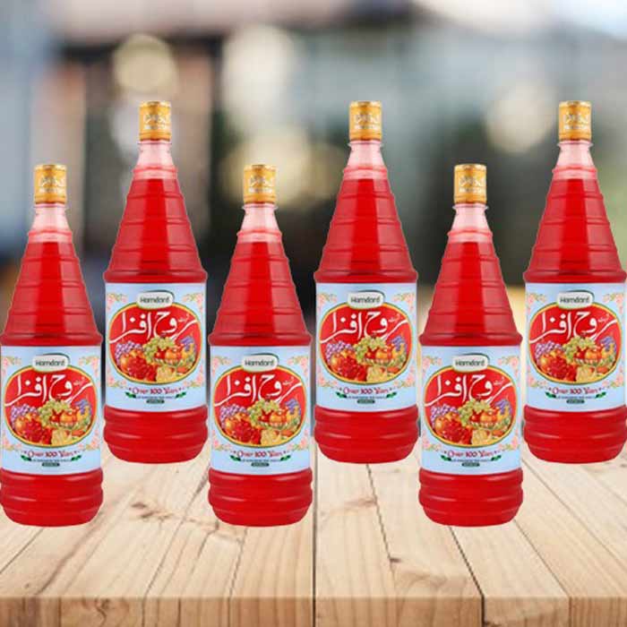 6 Bottle of Rooh Afza (Each bottle 1500ml)