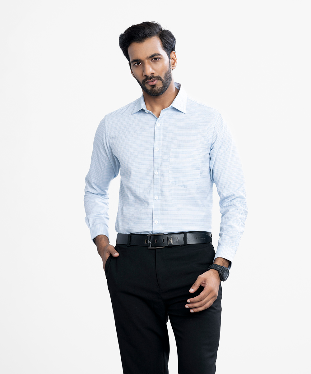 Multi-color Cotton Long Sleeve Formal Shirt