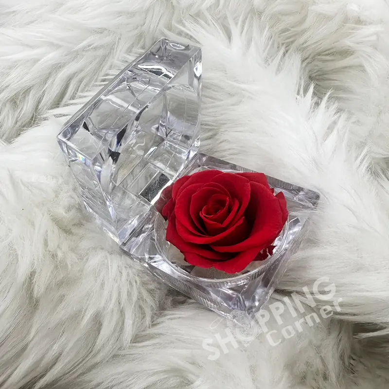 Red Color Real Rose Preserved Flower