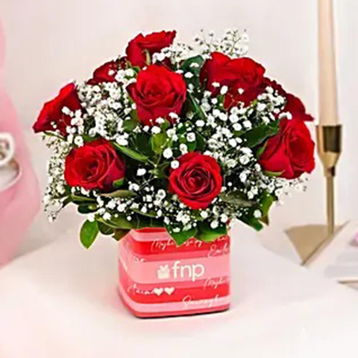 10 Pieces Red Roses Bouquet