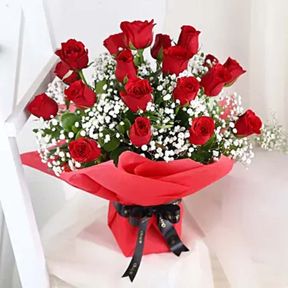 14 Pieces Red Roses Bouquet