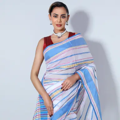 Light green Cotton Saree