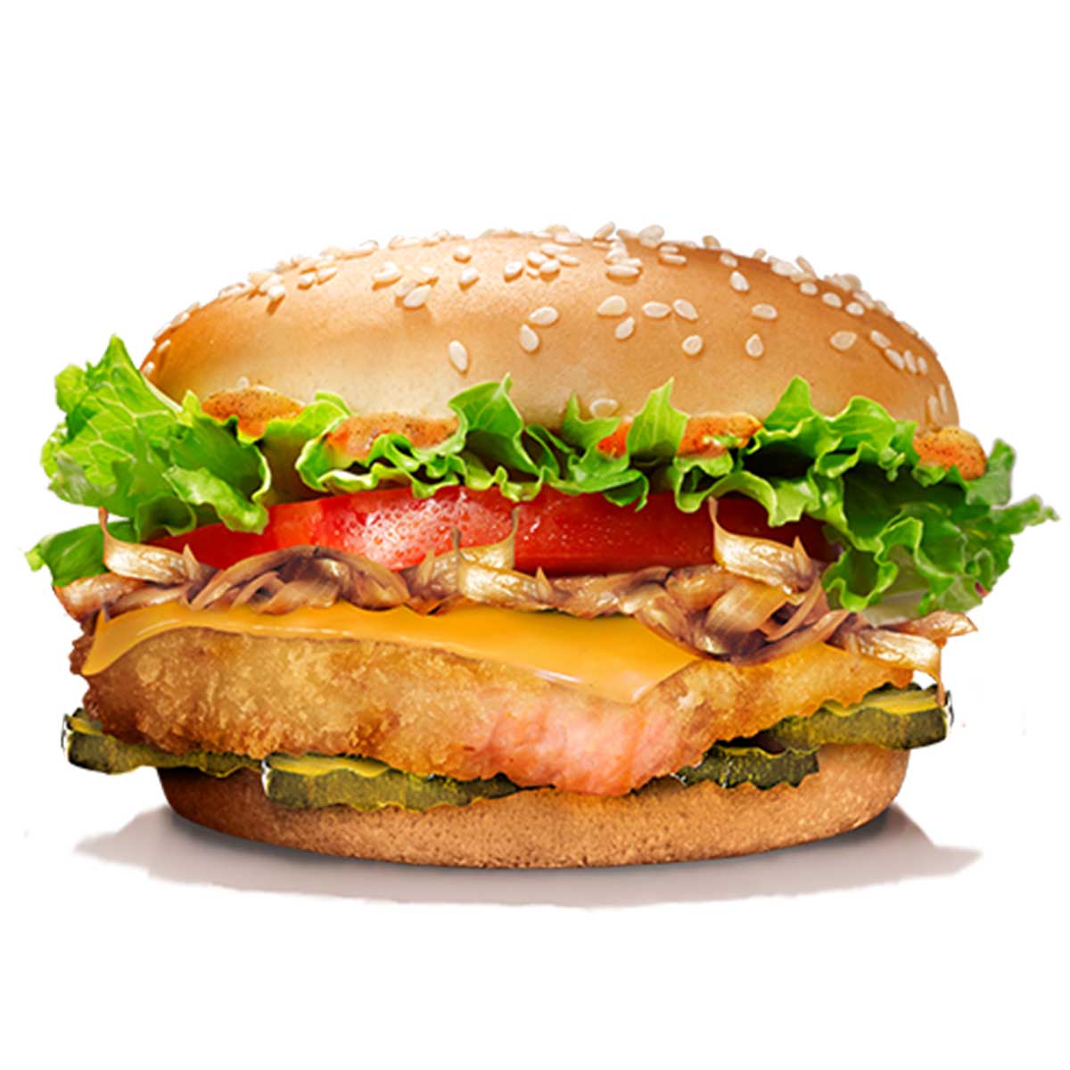 Salmon Caramelized Burger