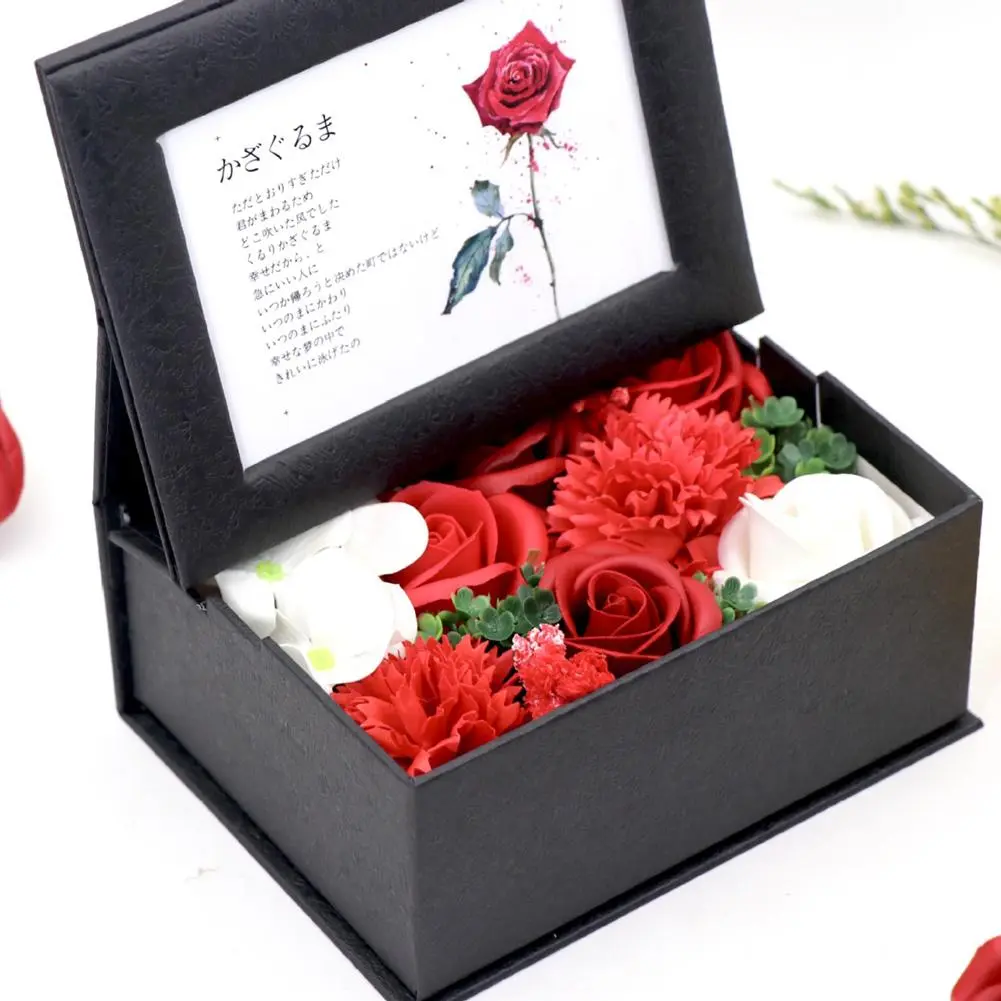 Soap Flower Gift Box With Frame