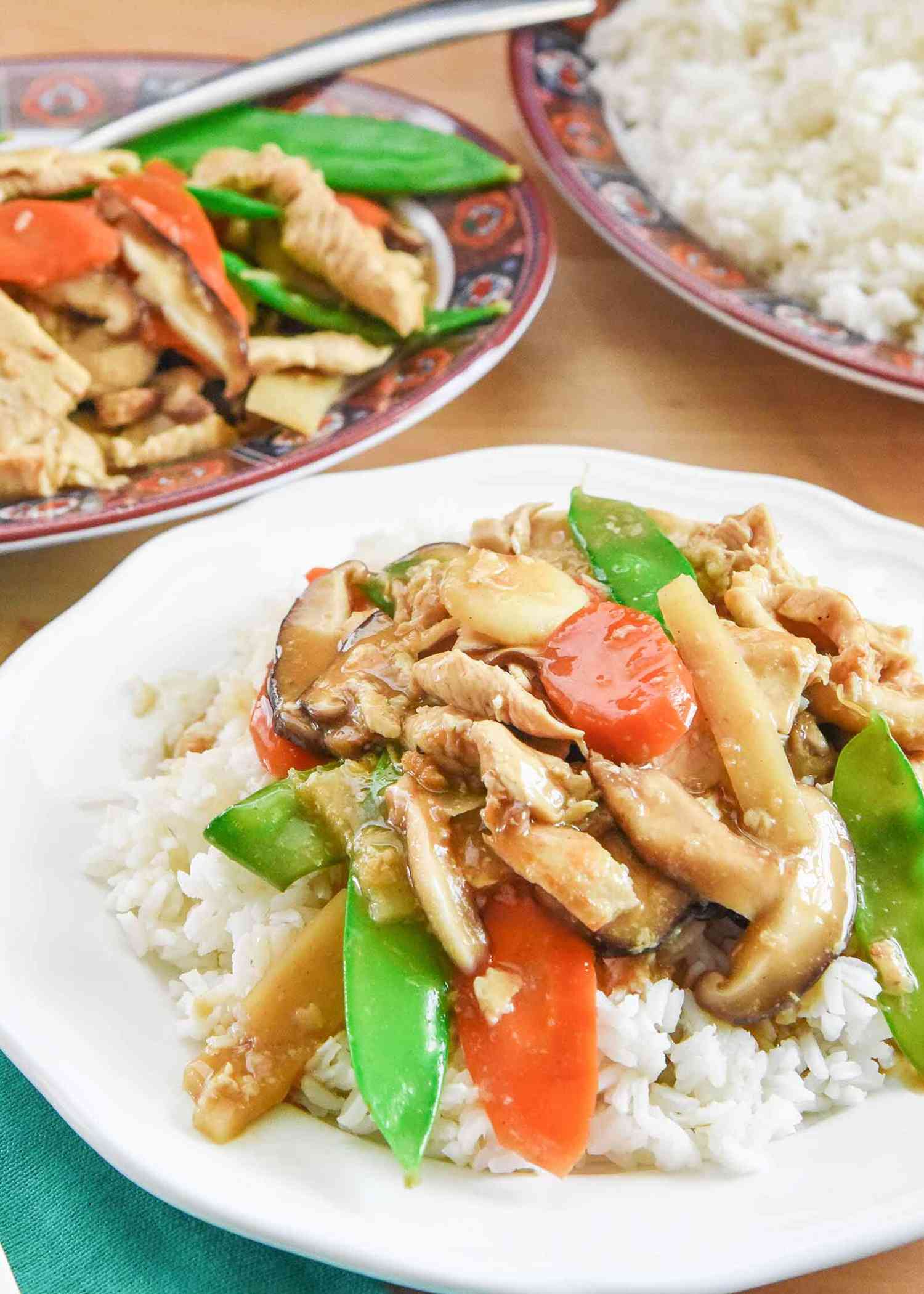 Chicken Vegetable with Mushroom