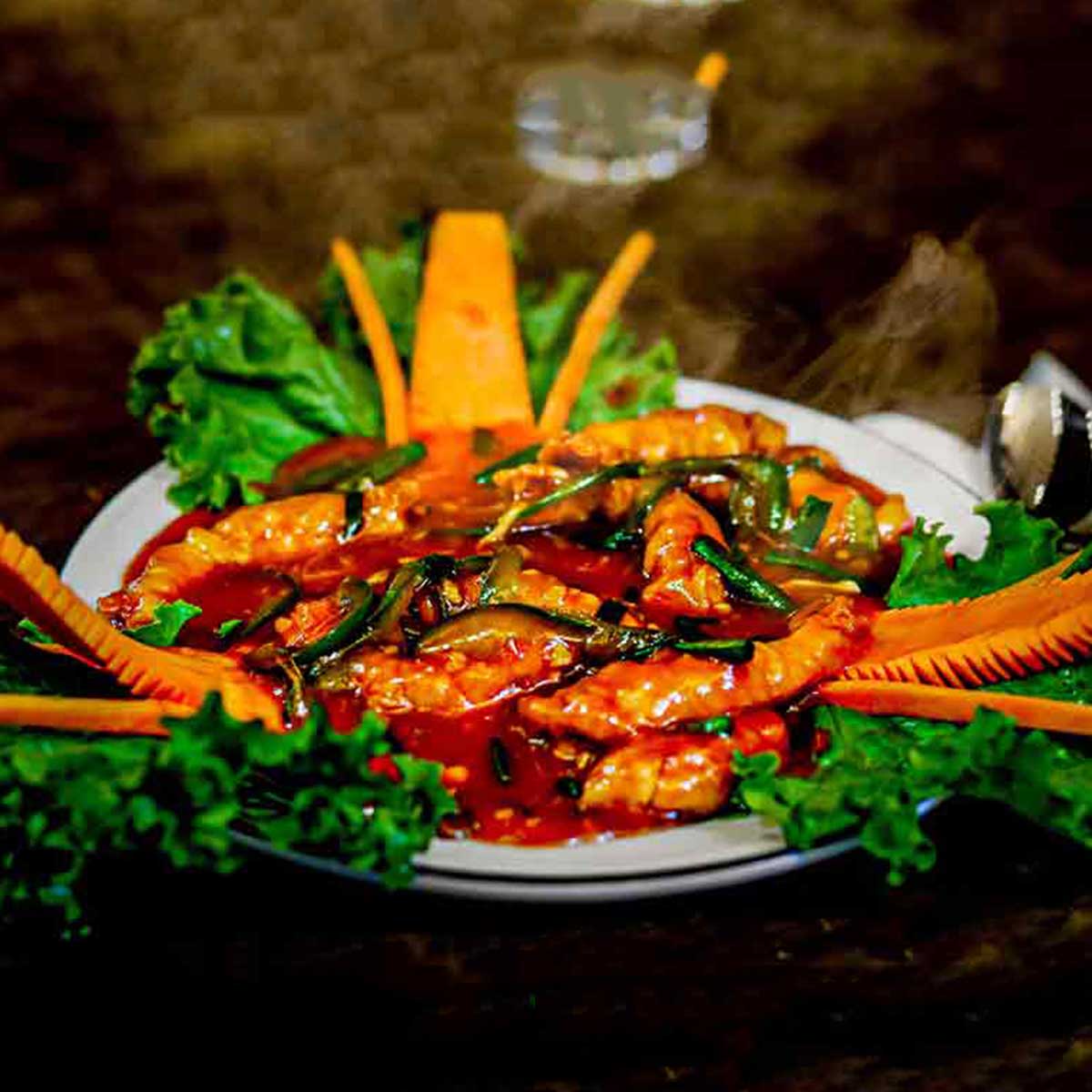 SWEET & SOUR PRAWNS OR BALLS