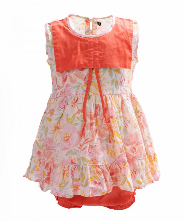 Printed Cotton Newborn Frock