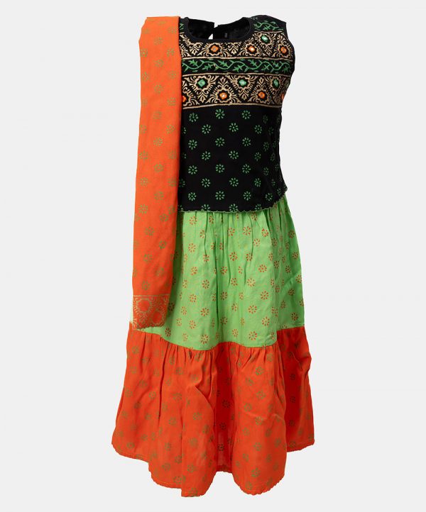 Printed Viscose Ghagra Choli