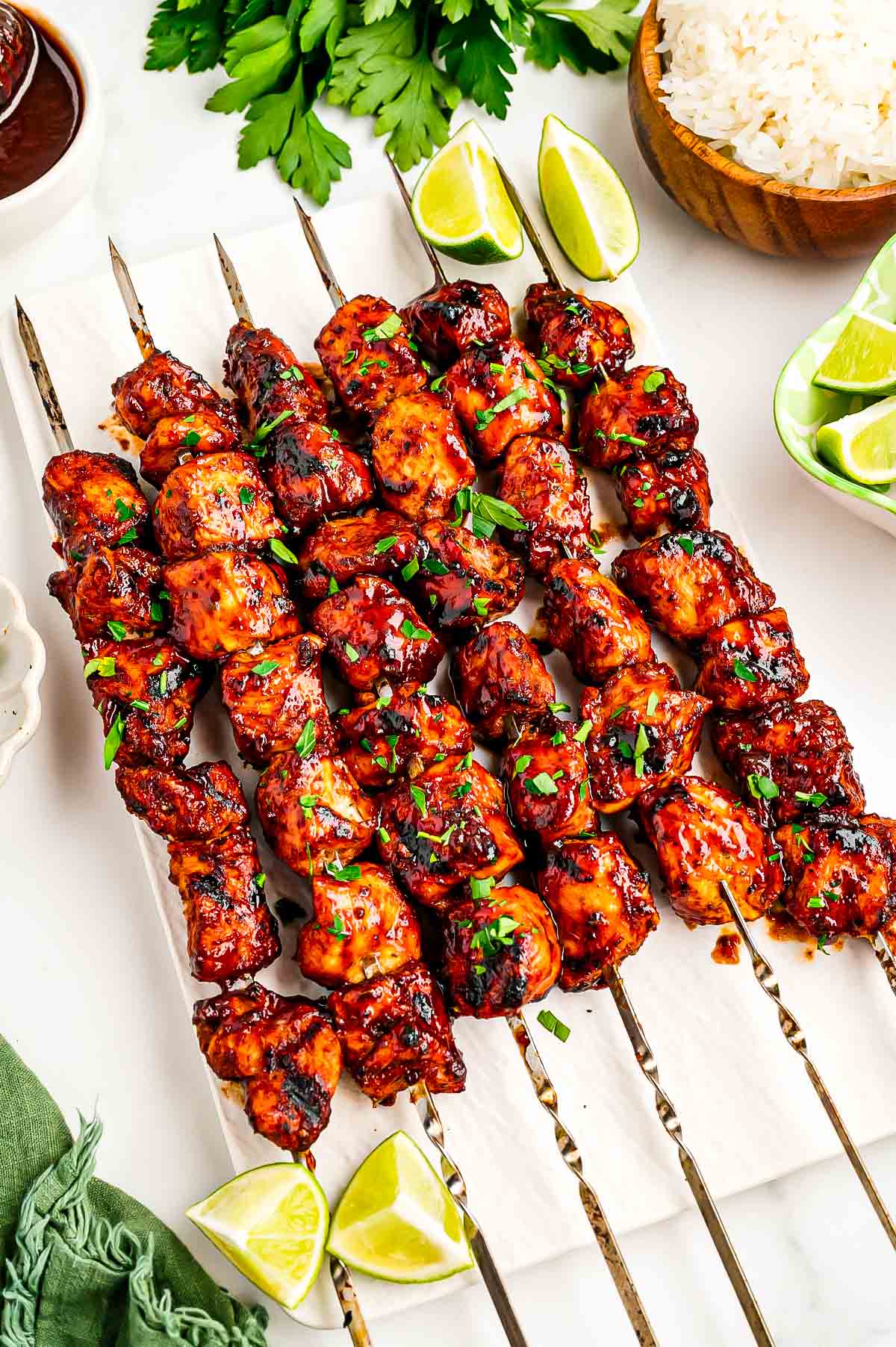 BBQ Chicken Laccha Kebab