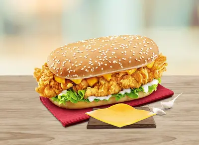 Super Charger Burger with Cheese