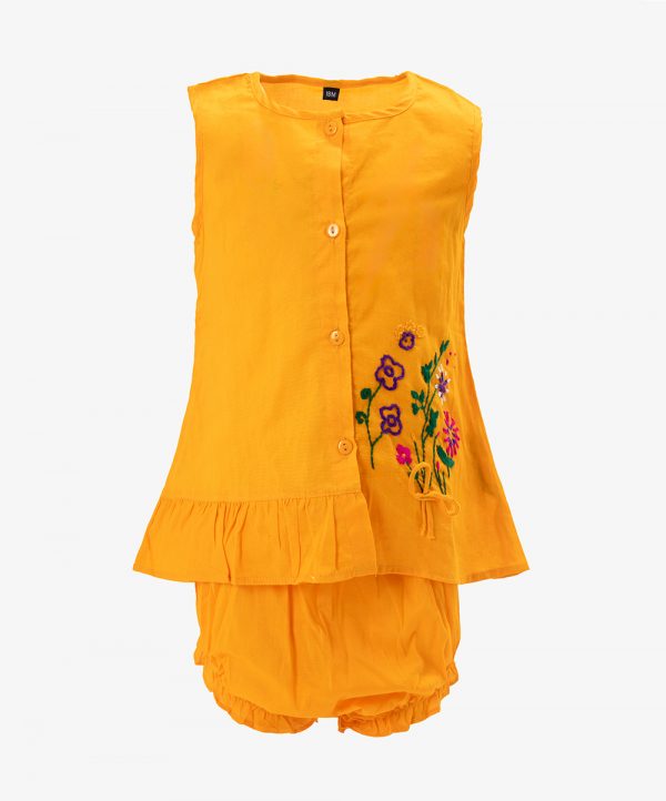 Orange Cotton Newborns Nima Set