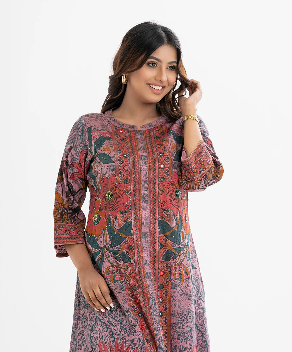 Onion Georgette A-line Tunic