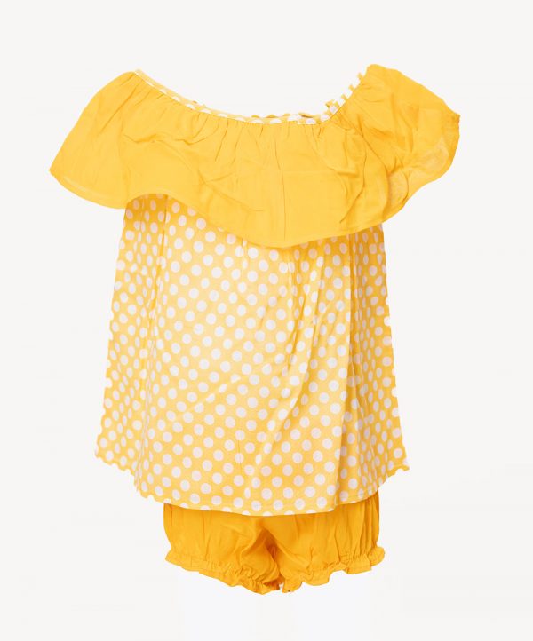 Yellow Cotton Tent Frock