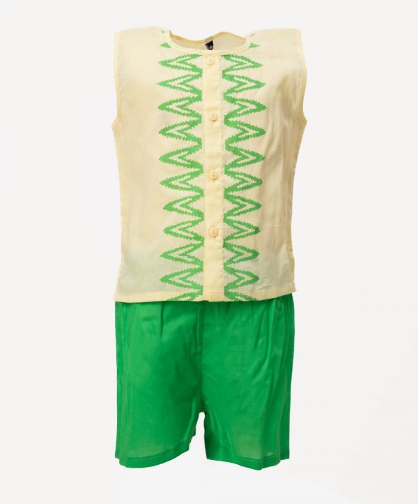 Lemon Cotton Nima Pant Set