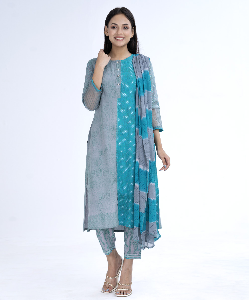 Green Viscose Salwar Kameez