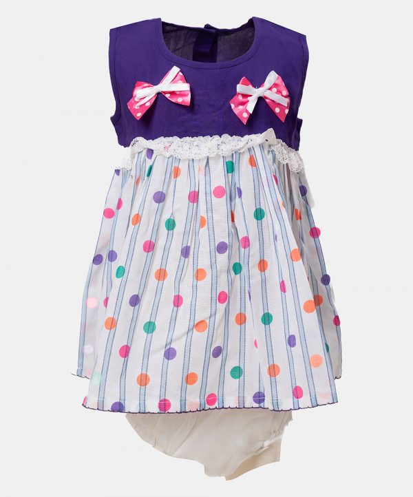 Printed Cotton A-line Frock