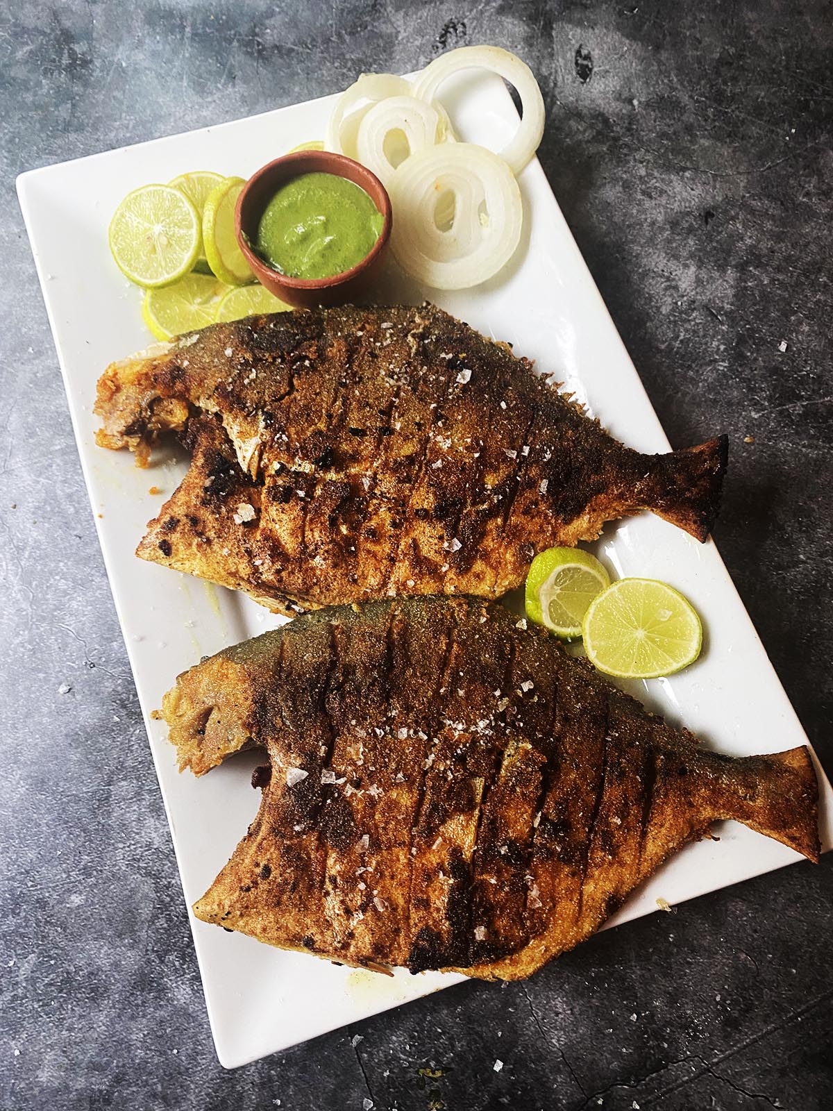 Fried Pomfret