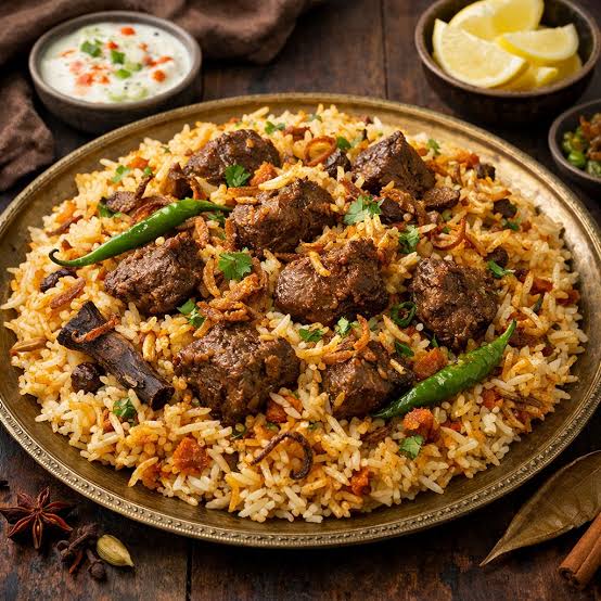 Beef Akhni Biryani