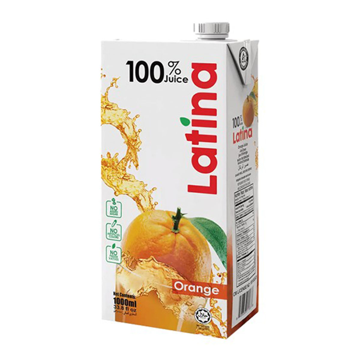 Latina 100 % Juice Orange 1L