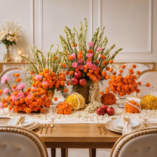 A Marigold Pavilion Grazing Table