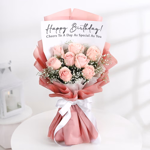 Birthday Cheers Enchanting Blooms Bouquet