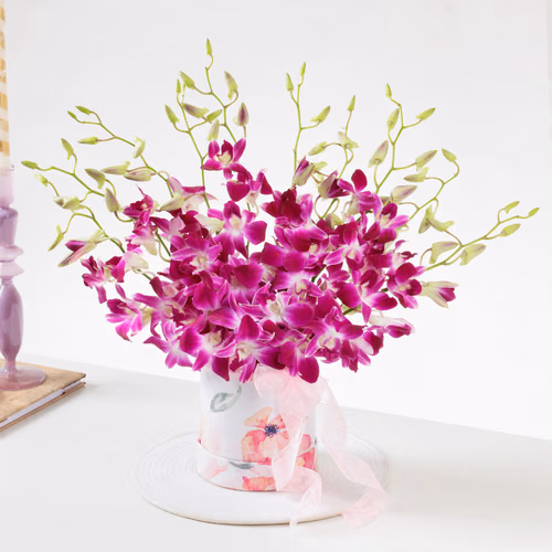 Enchanting Purple Orchid Arrangement