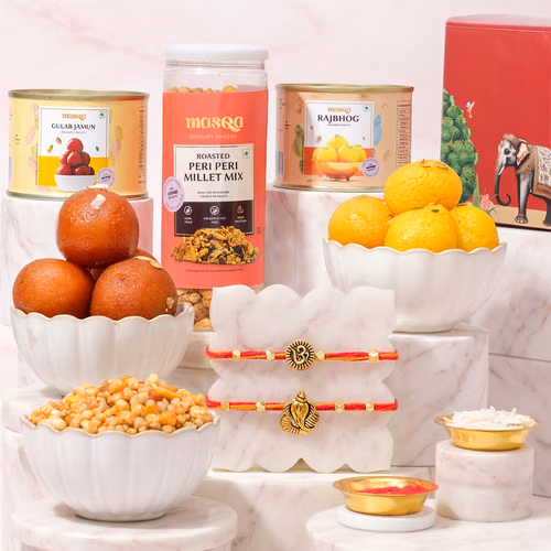 Om Ganesha Spiritual Rakhi Hamper