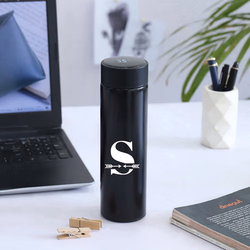 Personalized Smart LED Temperature Bottle
