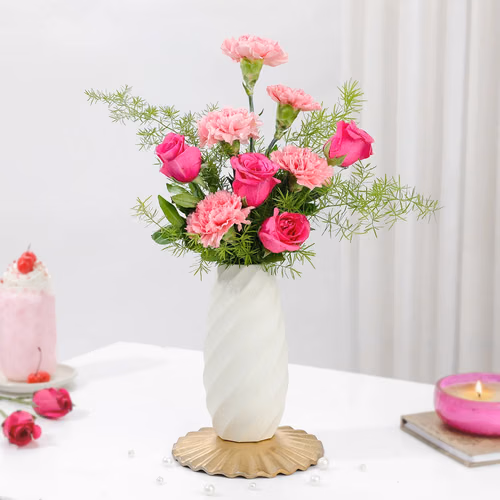 Pink Blooms Floral Arrangement