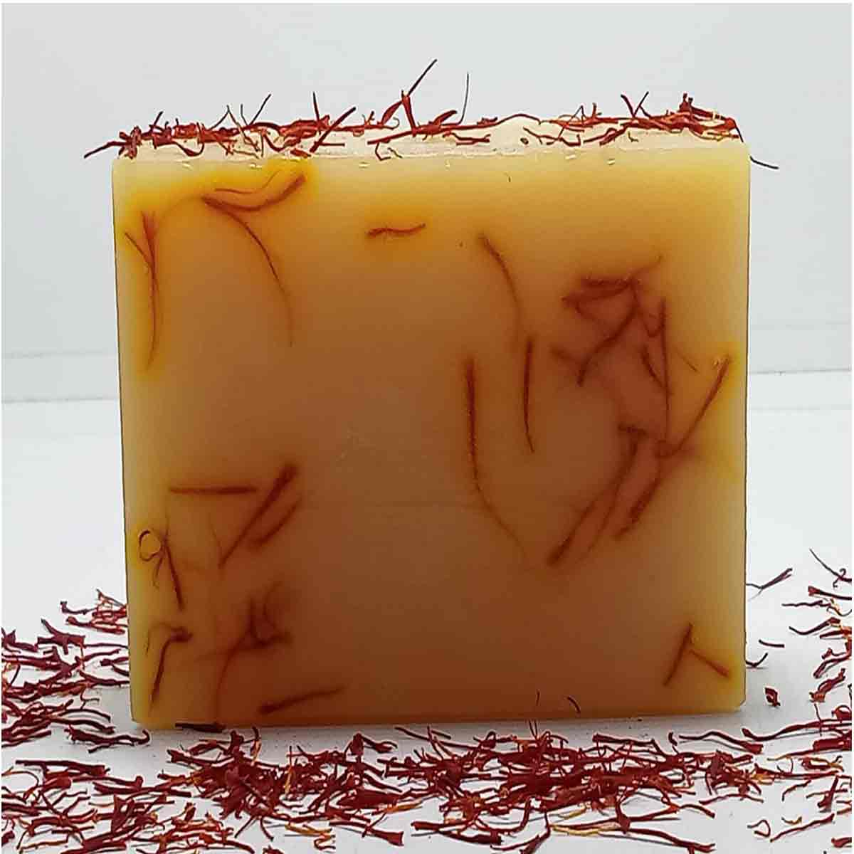 Ikebana Saffron Handmade Soap