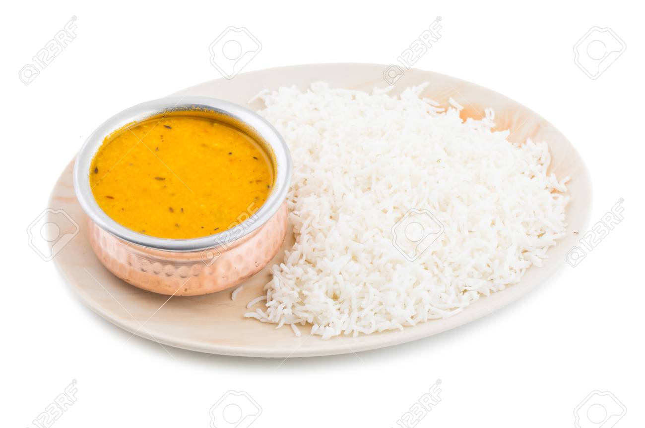 Plain Rice with Dal