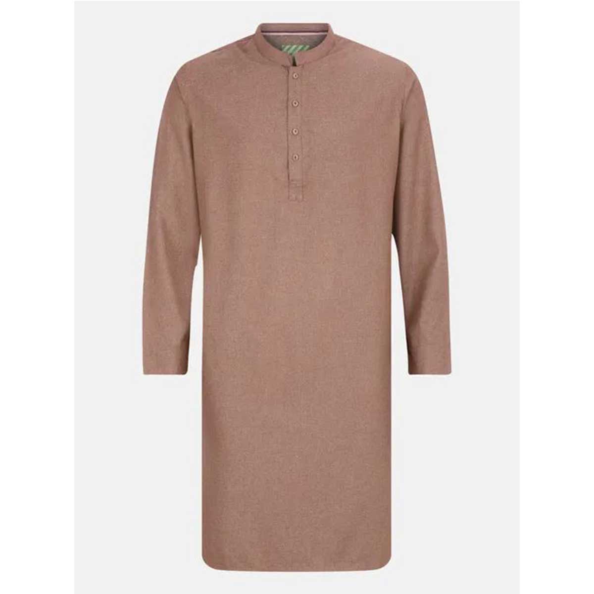 Brown Cotton Panjabi