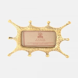 Brass Abstract Photo Frame