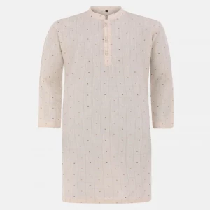 Ecru Cotton Panjabi