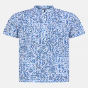 White Printed Cotton Shirt