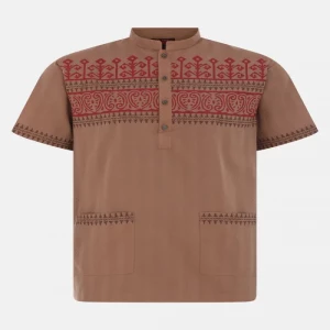 Brown Printed Cotton Fatua