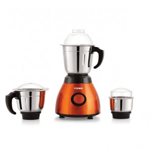 VISION 650W fully Stainless Steel Blender Orange VIS-SBL-014