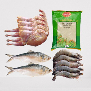grocery-combo-fish-meat-polao-rice