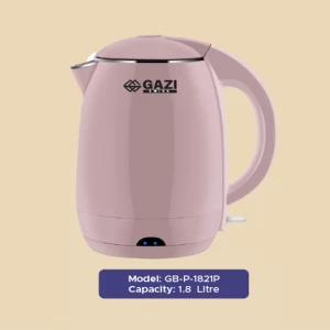 Gazi Smiss Double Layer Electric Kettle - GB-P-1821P - 1.8 Litre