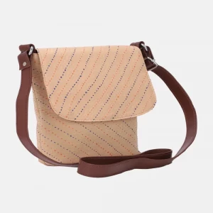 Beige Nakshi Kantha Cotton Shoulder Bag